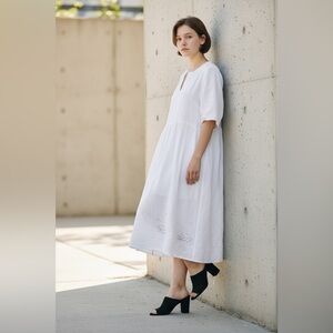 BP Nordstrom Black Peep Toe Mule Heels Size 9 M Slip On Block Heel Minimal